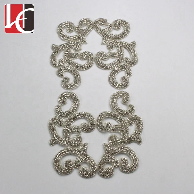 HC-5831 hechun Мода Одежда с украшением в виде кристаллов со стразами аппликацией ручной работы высокого качества