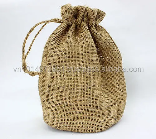 
Best selling hot new design drawstring jute bag for promotion 