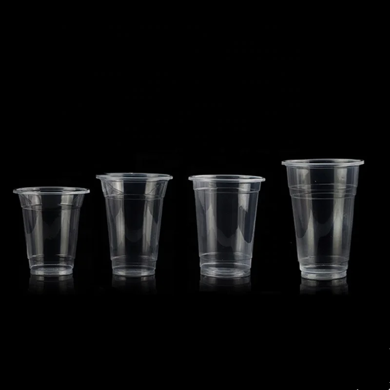 Disposable Clear Plastic Cups 9 oz 10 oz PLA 100% Biodegradable Cup