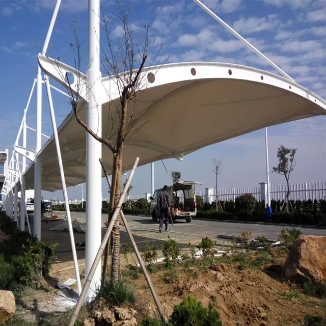 
Hot Sale! New Product Car Parking Membrane Structure, Car Awning, Awnings, Parking Shed 