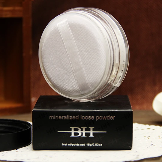 High quality pure  face makeup setting powder exquisite translucent white powder mineral loose powder