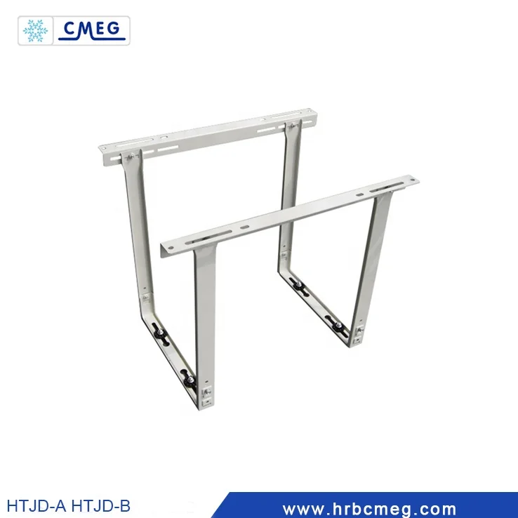 Metal steel balcony support ceiling mounting bracket ac stand unit air conditioner parts for mini split