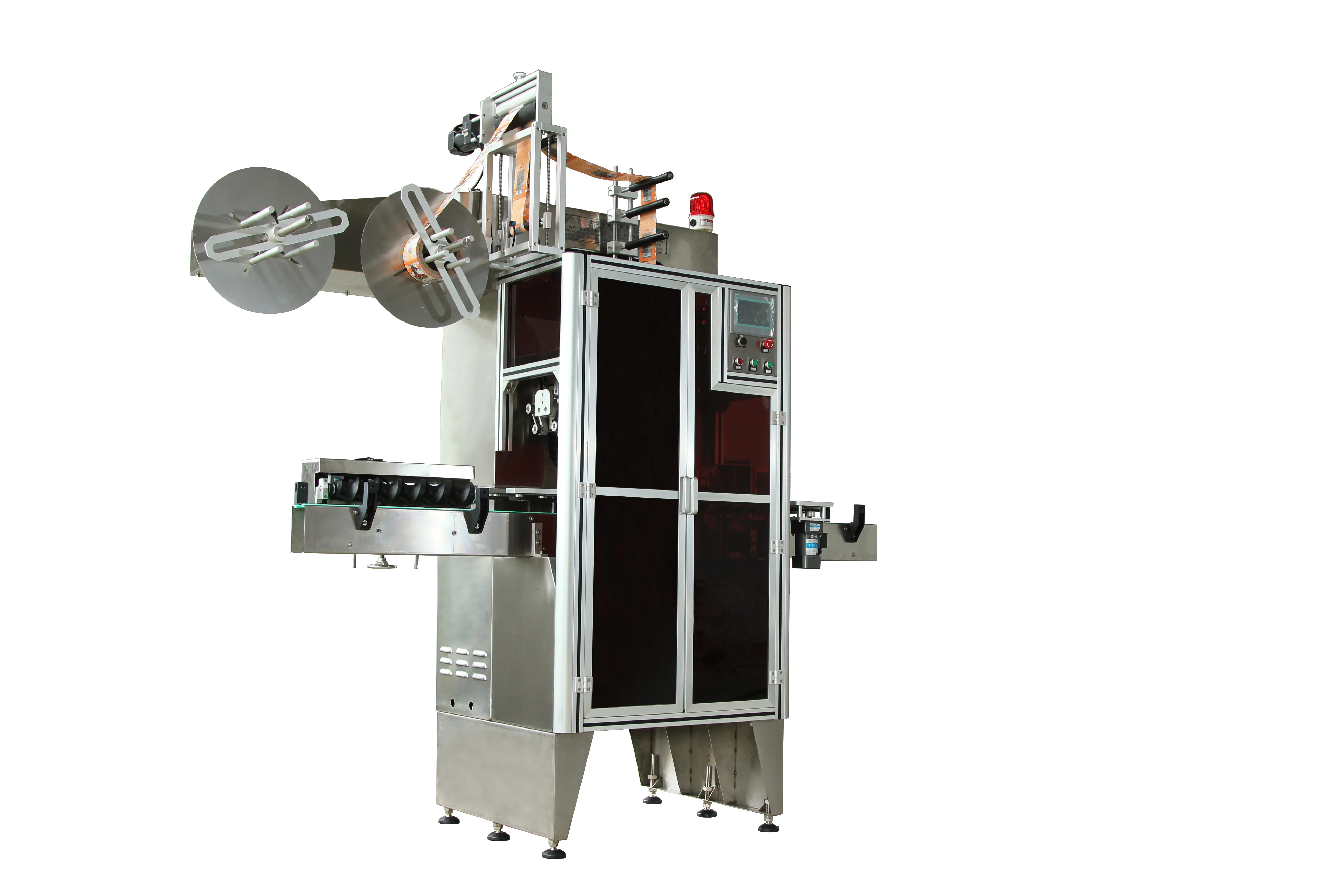 
Filling and Sealing Machine With Shrink Sleeve Labeling Machine 