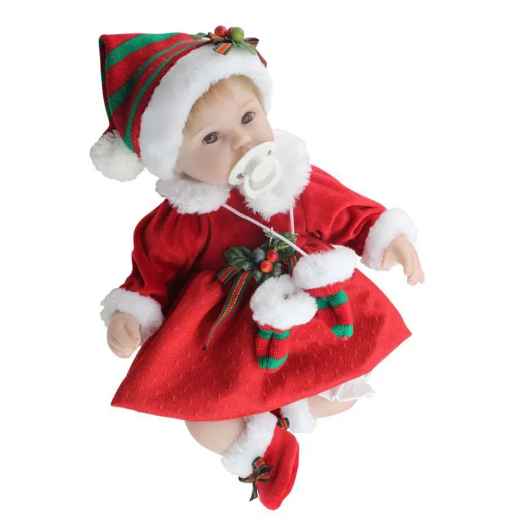 Best selling products christmas gift girls soft real silicon lifelike reborn baby doll for kids