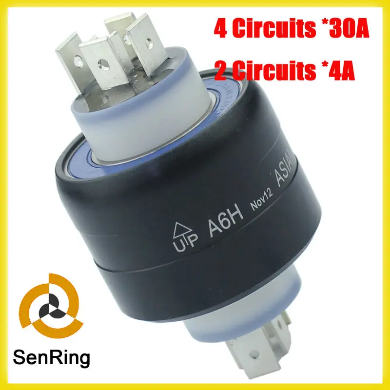 Mercury slip ring A6H(630) 4Circuit 30A.2Circuits 4A long life