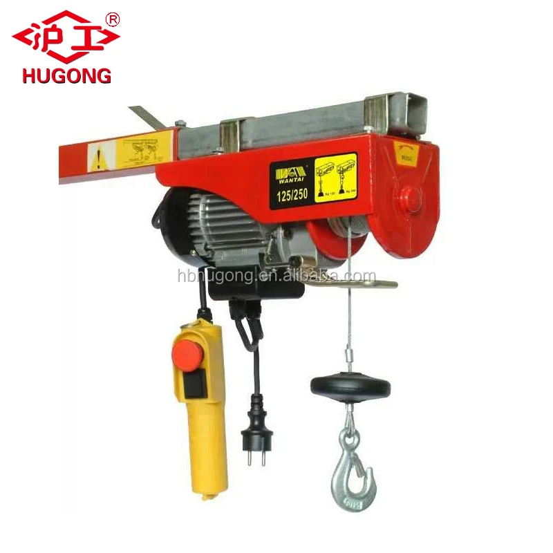 Small lift crane 1000KG mini electric hoist winch