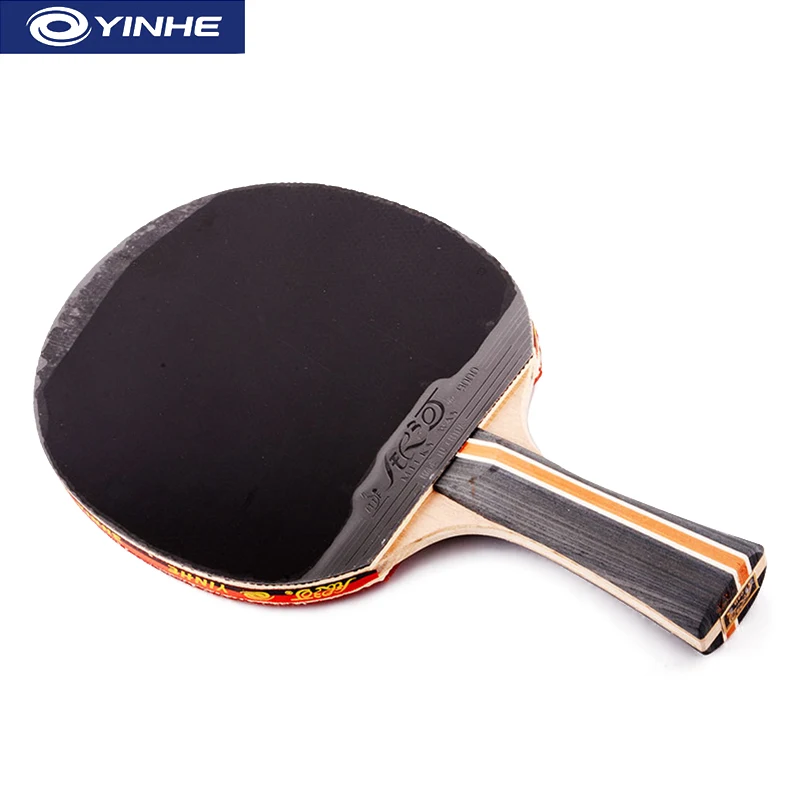 Ракетка для настольного тенниса Yinhe 04b, ракетка из чистого дерева, высокоэластичная губка