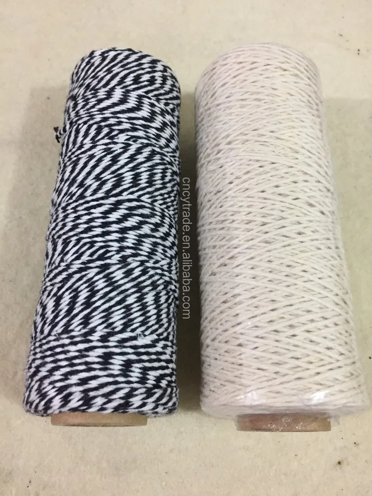 thick cotton string twine ball braided rope