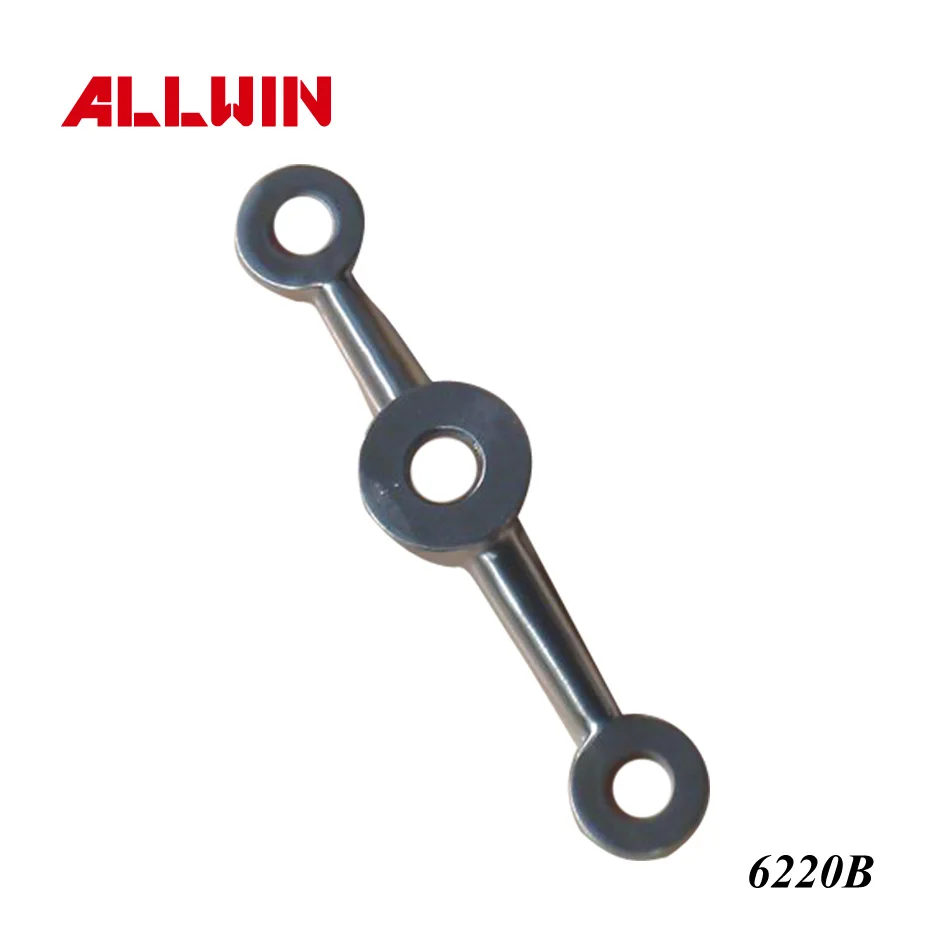 
Stainless Steel 4 Way Heavy Duty Arm Post Mount Spider Fitting 