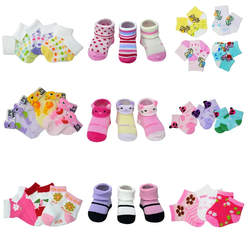 Webs New Baby Sock Mixed Color Cartoon Baby Sock