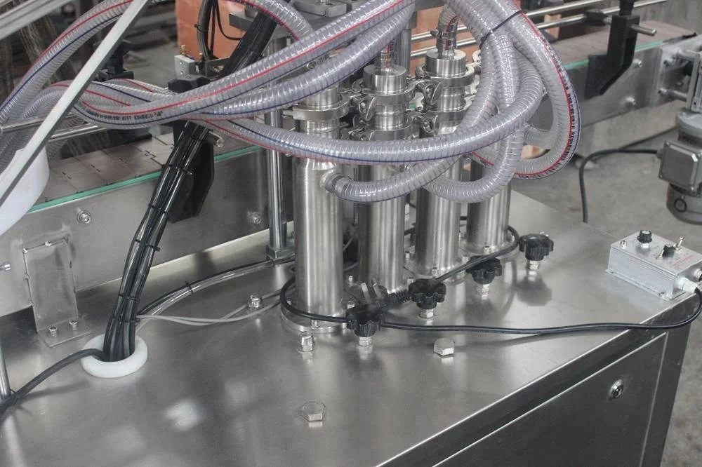 Top quality small bottle high viscosity liquid glycerin filling sealing machine for glass bottle