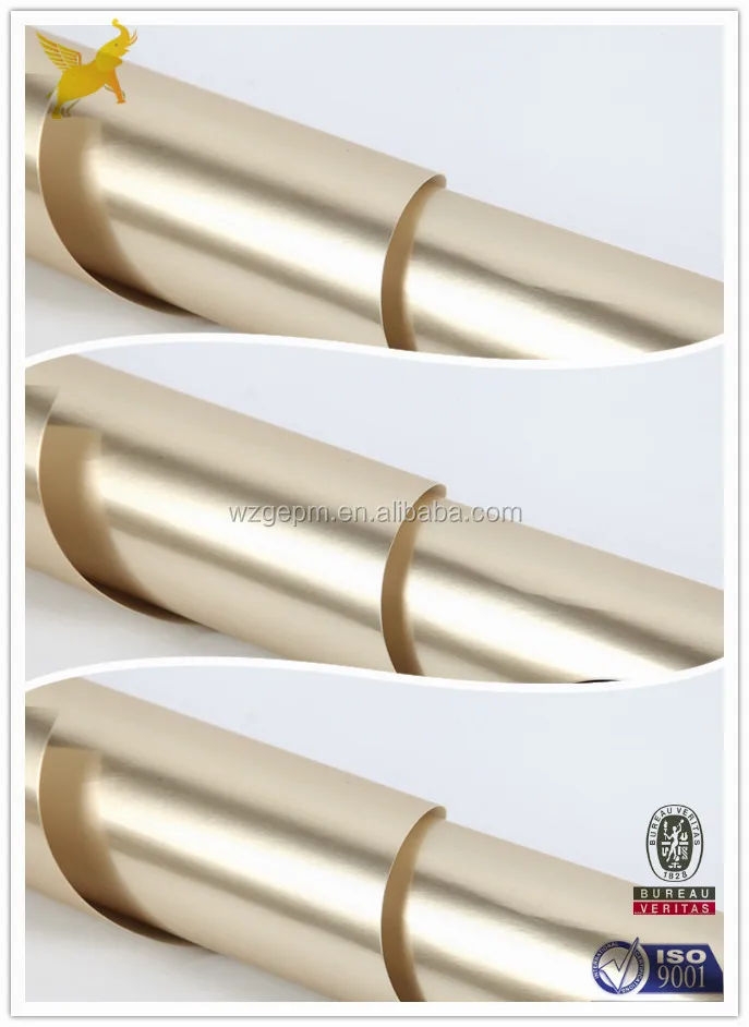 
Gold foil laminated paperboard 