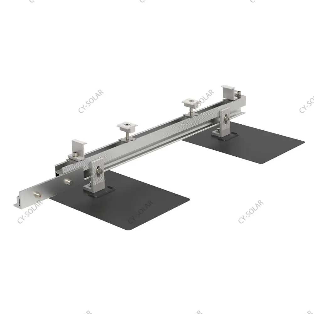 
Asphalt shingle roof mounting system for pitch roof 