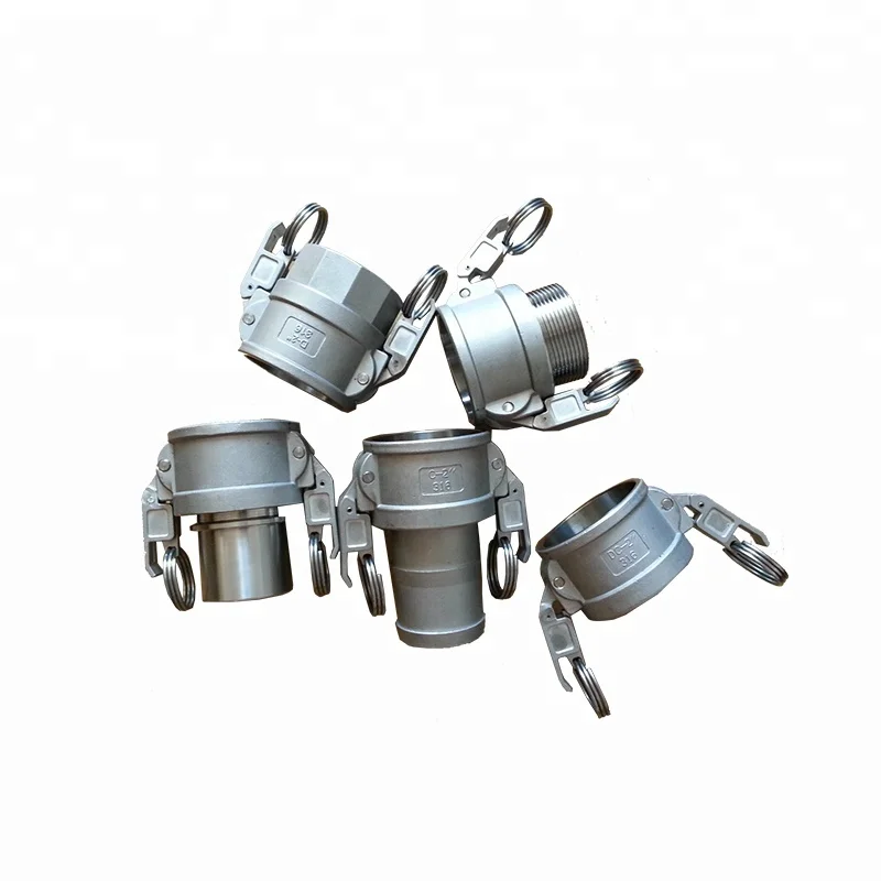 Camlock aluminum quick coupling fittings for fire hose