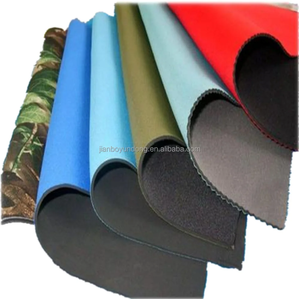 Jianbo neoprene fabric wholesale for keep warm shockproof 7mm neoprene knee sleeve