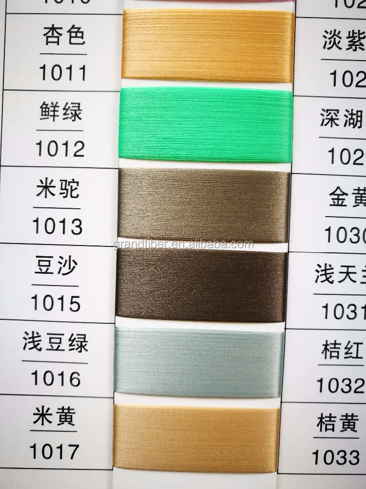 Super bright  triangle polyester fdy yarn with high color fastness