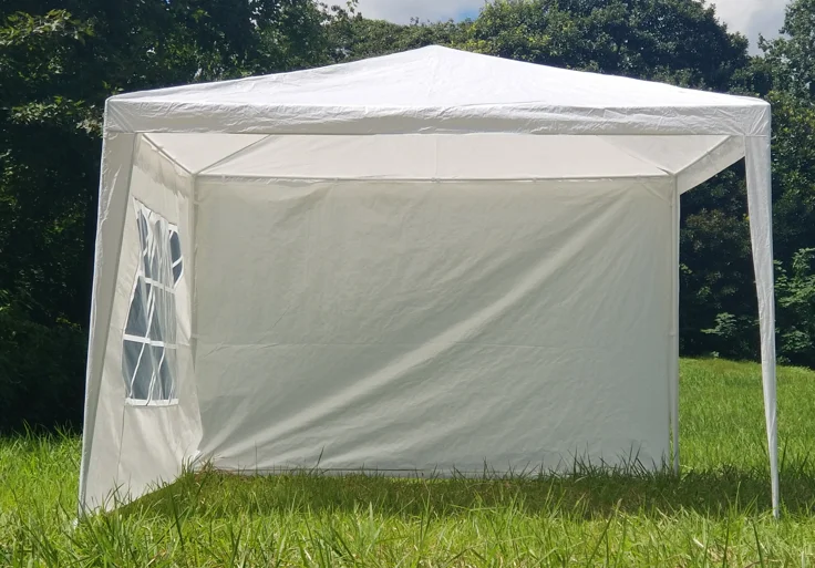 Custom 3x3 3x6 3x9 PE Polyester Garden Gazebo White Outdoor Event Tent