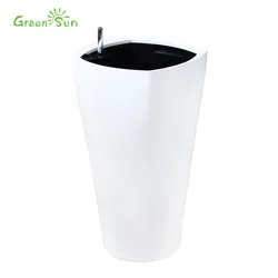 2021 self watering plastic garden pots large flower pots for large plant