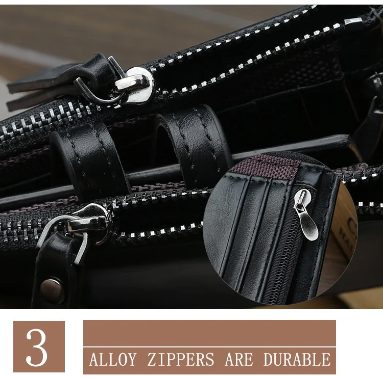 Baellerry 2018 new style male PU leather short section zipper wallet with hasp,coin purse, card holder for men