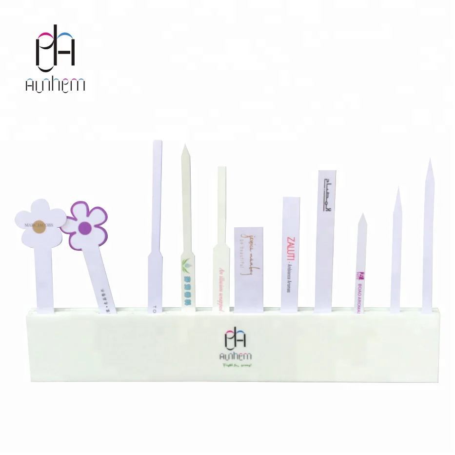 Wholesale booklet fragrance test paper perfume blotter strips IC-031