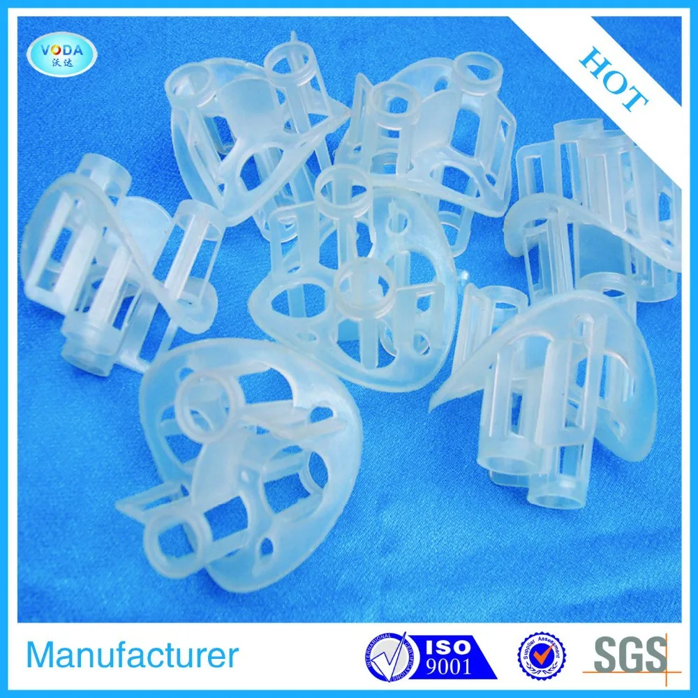 38mm 50mm 76mm 100mm PP Plastic Heilex Ring Used For Tower Packing