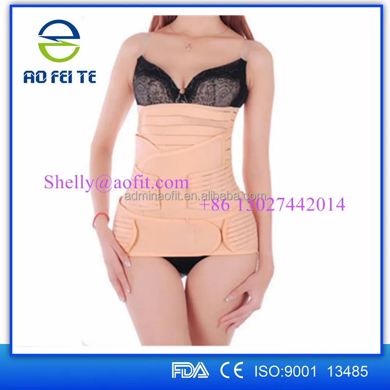 2022 new 3 in 1 no trace C-section postpartum Recovery Support abdominal pelvis Belt Wraps