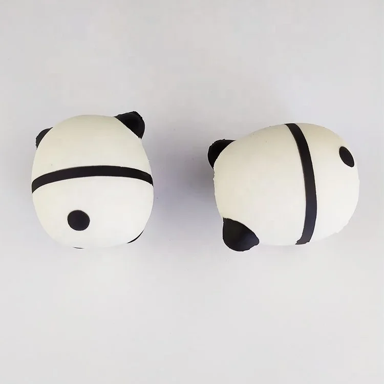 Wholesale Cheap Pu Toys Pu Bouncing Panda Egg Colorful Stress Ball Toys
