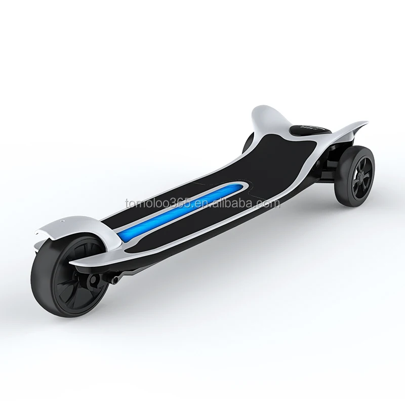 Tomoloo hottest new design new develop 2018 3 wheel skateboard with BT, with APP