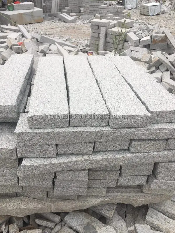 
G603 granite pallisade, cobble stone, curbstone for landscaping use 