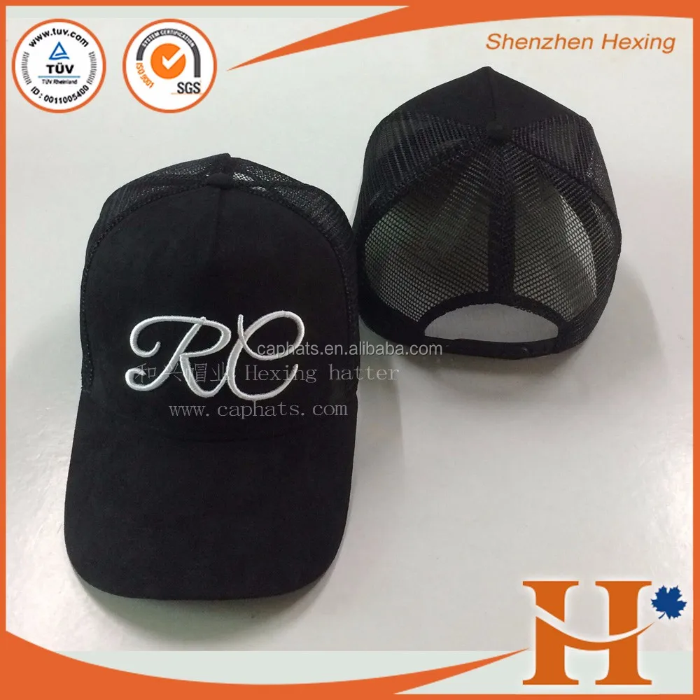 Custom Plain High Quality Suede Leather Adjustable Dad Caps Casual Structured Baseball Cap With Embroidered Logo