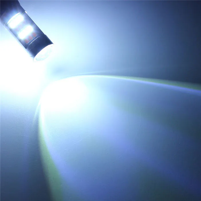 2835 42 SMD Car LED DRL Daytime Running Light Dual Color Switchback Turn Signal t20 w21/5w 7443 led