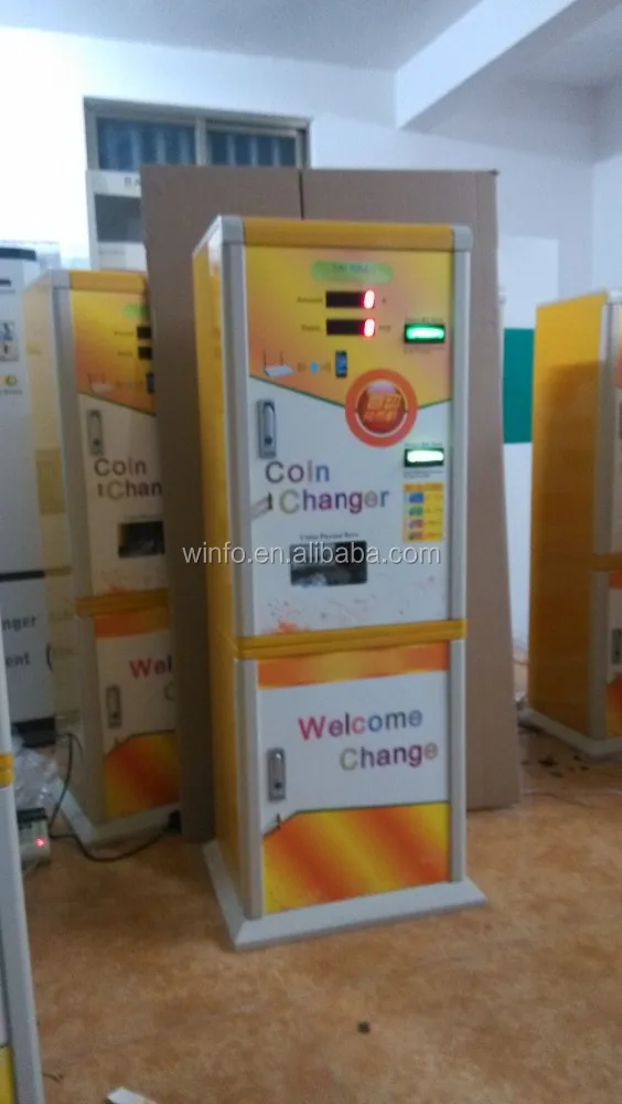 Wholesale GSM Coin Token Changer Machine/Bill Exchanger Machine for Christmas 2016