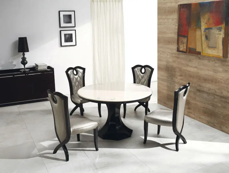 Best Price Luxury Soft Leather High Back Dining Room Chair