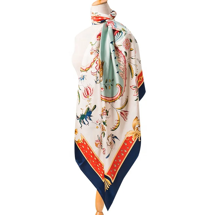 
Custom Made Print Your Own Silk Scarf Online 