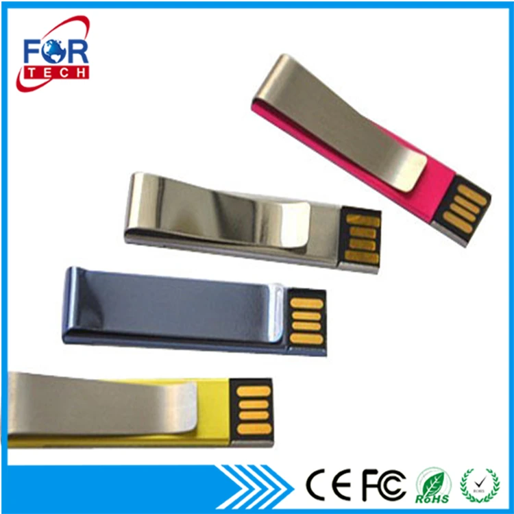 Wedding Advertising Gift Flash Memory Metal Slim Bulk 1GB USB Flash Drives with Laser Logo