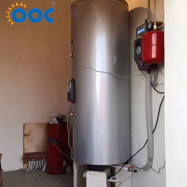 heat pipe SUS304 Stainless steel High pressurized Solar water heater with 1000 liters tank