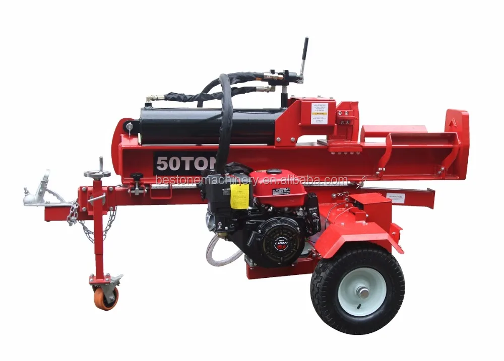 
Gasoline 15HP Lifan Engine 50 Ton Wood Log Splitter with 65cm Log Length 