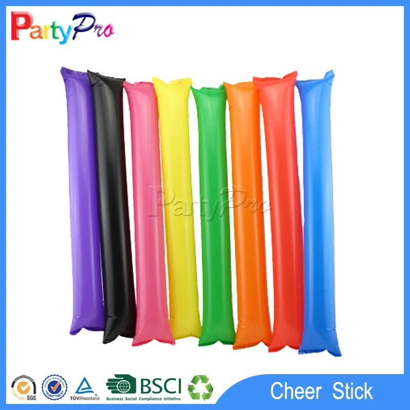 
pass EN71 PART1/2/3 good quality wholesale pvc material light up led flashing foam 6 inch glow in the dark cheering stick 