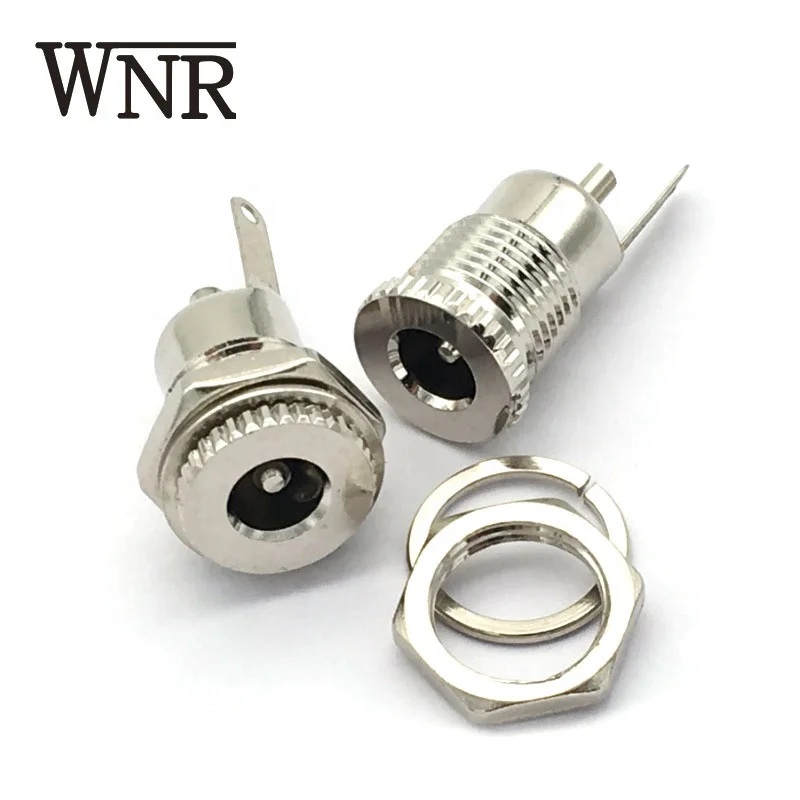 WNRE 10A full copper 2.1 x 5.5mm 2.5mm DC-099 2 pin waterproof DC Power Jack