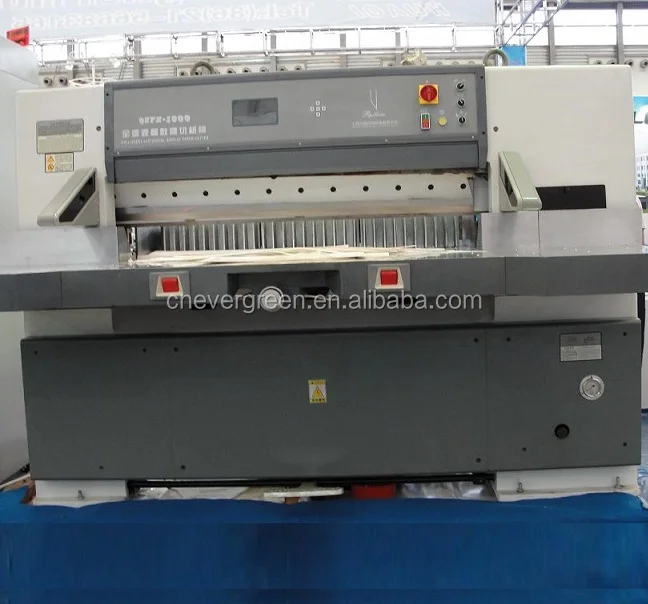 Computer program paper guillotine machine QZYK920CF (paper cutter)