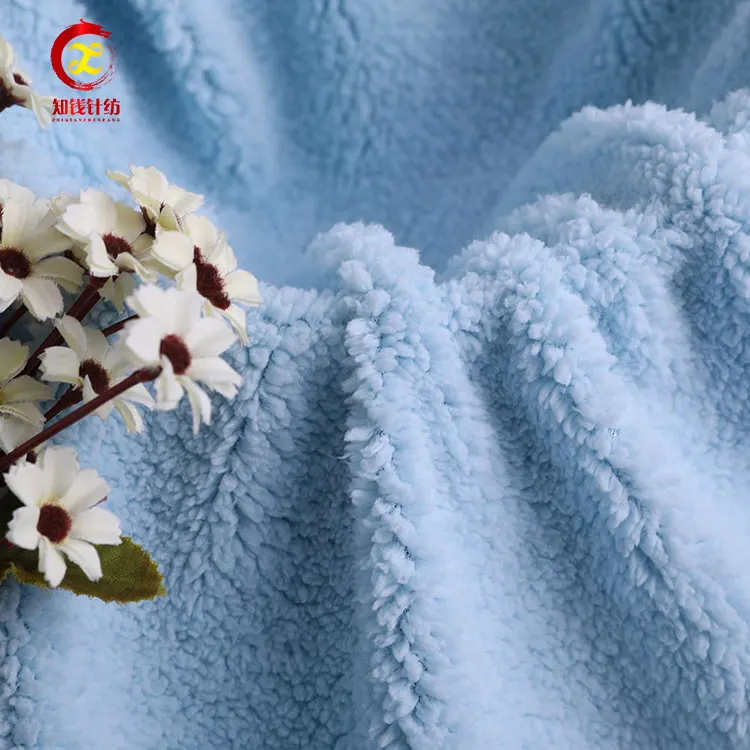 Different colors wholesale soft sherpa fleece fabric blanket rolls