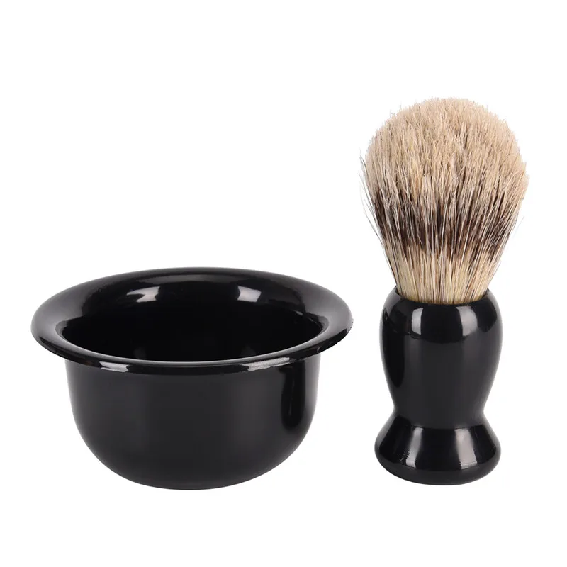 Razor Acrylic Stand Soap Bowl Shaving Brush Best Shaving Accessory Set