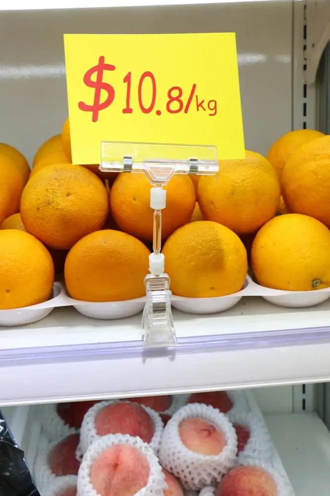 Transparent Plastic Material Plastic POP clip, Plastic label holder clip for Supermarket Display