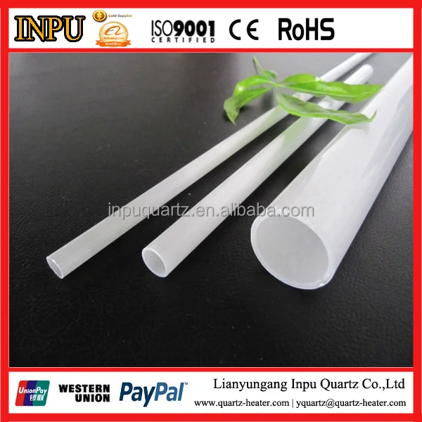Высокотемпературная прозрачная Плавленая кварцевая стеклянная трубка всех размеров