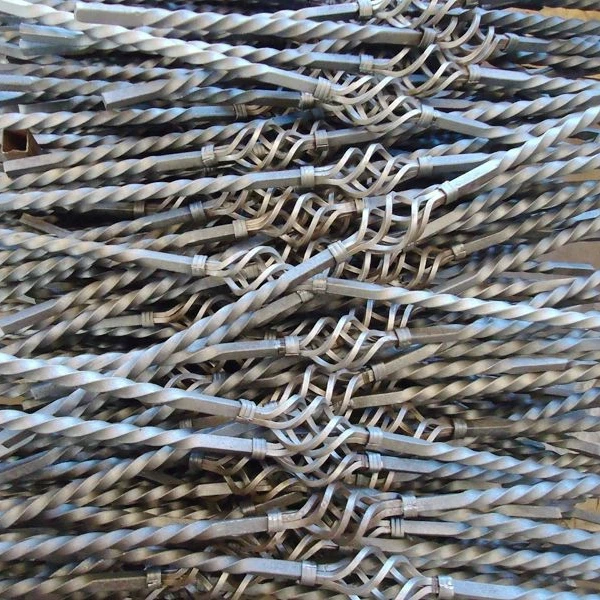 Декоративный стальной стержень из кованого железа для забора ворот