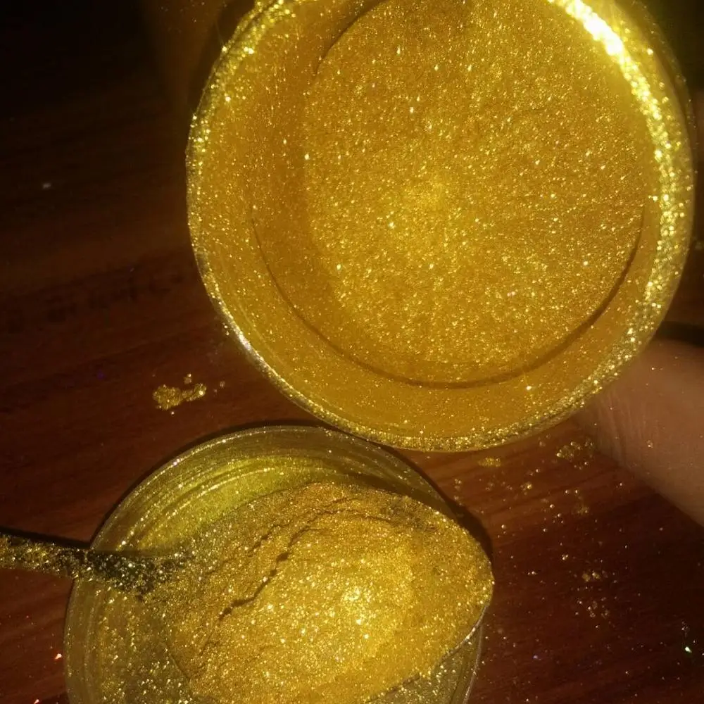 Dahua synethic mica Solar Gold Pearl Pigment-10-60um Pearlescent Pigment for decorative art paint