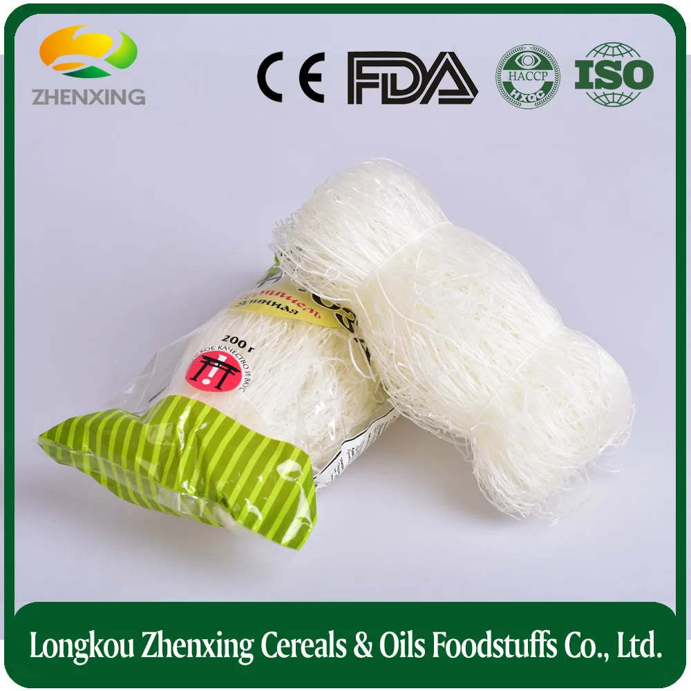 китайский Достоверные Поставщик longkou зеленой фасоли, лента форма вермишель