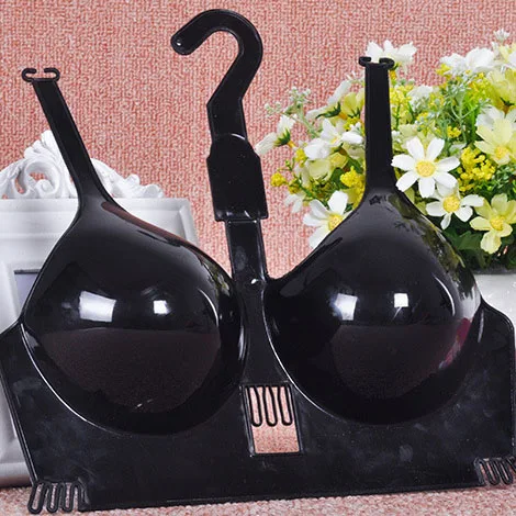 Factory Wholesale windproof clothes hanger plastic underwear plastic hanger for underwear shop
