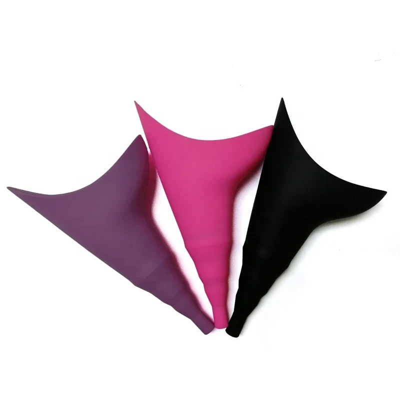 Wholesale Foolproof Standing Up Pee Urinal Women Pee Funnel for Travel and Outdoor Silicone Female Urinals