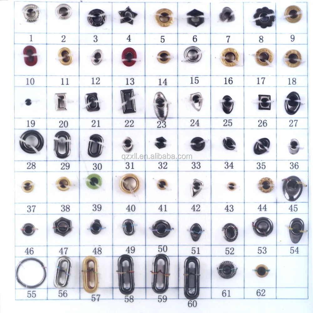 
various buckle eyelet rivet for shoes 